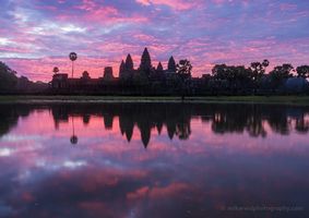 Angkor Wat Sunrise Reflection