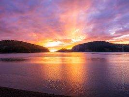 Deception Pass Photography Sunset Sunrays 2