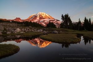 Spray park Rainier Sunset Tarn