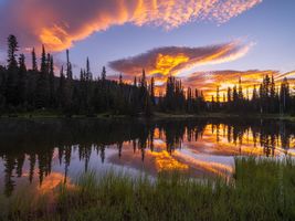 Mount Rainier Photography Fiery Sunrise Cloudscape.jpg